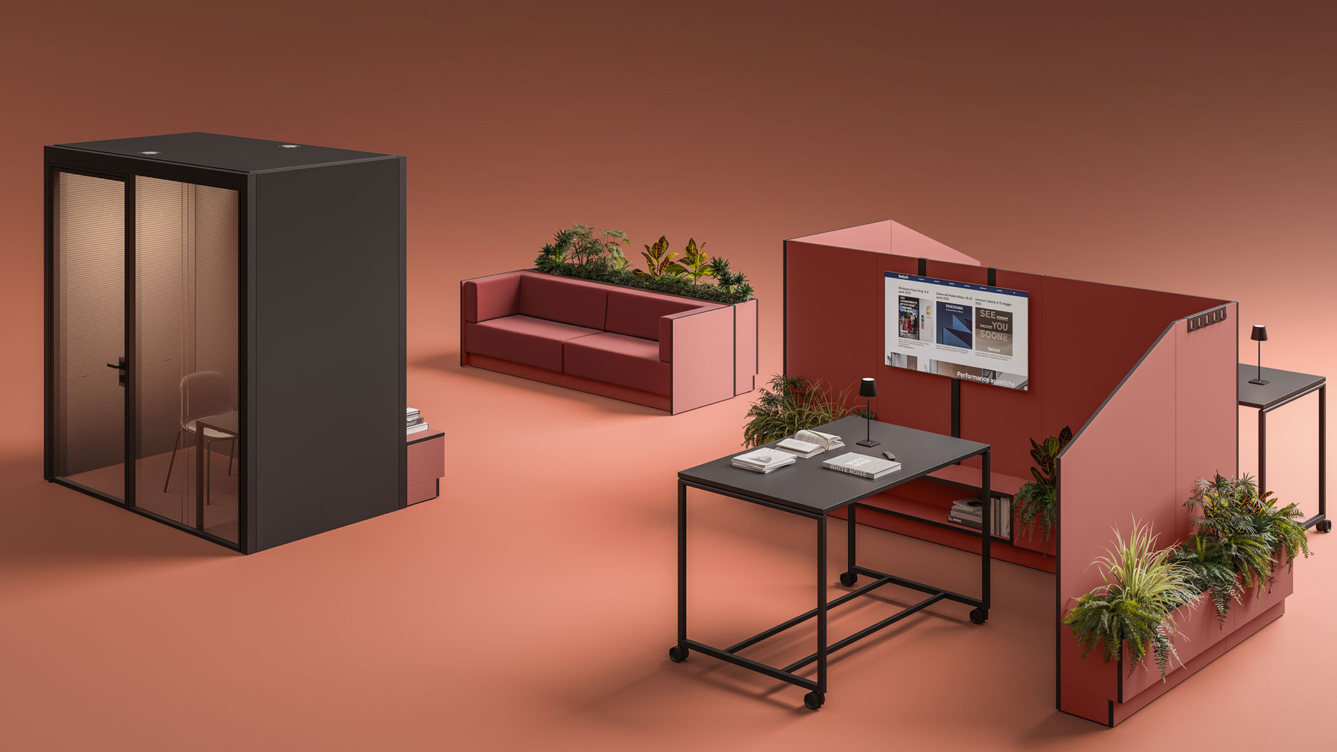 System Fantoni Panorama do nowoczesnych biur